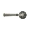 Pewter Regency Lever on Rose Set (Plain) - Unsprung