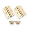CE7 Mild Steel BB Butt Hinge - Electro Brass