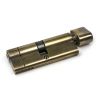 Aged Brass 40/40 5pin Euro Cylinder/Thumbturn KA