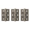 Atlantic CE Fire Rated Grade 7 Ball Bearing Hinges 3" x 2" x 2mm set of 3 - Distressed Silver