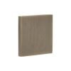 CR-N10 Antique Brass Blank Square Rose Escutcheon Cover - By Frelan Hardware - CR-O10AB