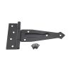 Decorative 6" Hinge Black