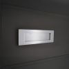 Victorian Letter Plate 300mm Satin Chrome