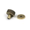 Aged Brass Brompton Cabinet Knob - 32mm (Plain)
