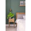 Aged Brass Hammered Mushroom Cabinet Knob 38mm