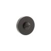 Senza Pari Key Escutcheons on Round Rose - Urban Dark Bronze