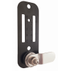 Borg BL1506 SC ECP - Mini Easicode Pro Vertical Cabinet Lock - Knurled Knob, Inside Cam Turn Mechanism, Satin Chrome Finish