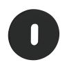 Tupai Rapido 5S Line Key Escutcheons on 5mm Slimline Round Rose - Pearl Black (Pair)