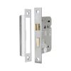 3" CE 3 Lever Bathroom Lock FD60 - Satin Chrome