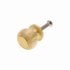 Beehive Small 30mm Cupboard Knob Satin Brass