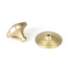 Satin Brass Art Deco Centre Door Knob