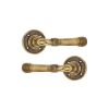 Beehive Lever on Rose Aged Brass