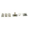 Atlantic Latch Pack [CE] 2.5" (Latch x1) + 3"x2" (Hinge x3) - Satin Nickel