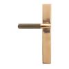 Polished Bronze Brompton Slimline Lever Espag. Latch Set