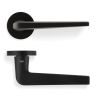 Valli David Chipperfield Lever on Round Rosette - Matt Black PVD