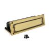 Aged Brass Traditional Letterbox