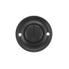 Old English Solid Brass Oval WC Turn and Release - Matt Black