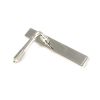 Polished Nickel Reeded Slimline Lever Latch Set