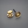 Slimline Turn & Release Aged Brass