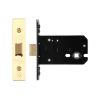 Zoo Hardware Flat latch - 102mm C/W PVD Forend and Strike