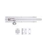 Zoo Hardware Architectural Barrel Bolt 150mm x 30mm - Chrome