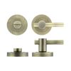 Jedo Antique Brass Easy Thumb Turn & Lock - By Frelan Hardware - JV856AB