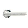 Polished Chrome Brompton Lever on Rose Set (Plain) - Unsprung