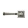 Pewter Regency Lever on Rose Set (Square) - Unsprung