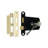 3 Lever Horizontal Sash Lock 6" Electro Brass