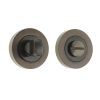 Jedo Designer Turns & Releases 50mm Round Rose no Indicator 50x10mm Dark Bronze - By Frelan Hardware - JV2666DB