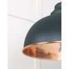 Hammered Copper Harborne Pendant in Dingle