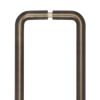 CRES 425mm Back to Back Antique Brass D Shape Pull Handle - By Frelan Hardware - CRES3002ABB2B