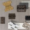 Atlantic CE Fire Rated Grade 7 Ball Bearing Hinges 3" x 2" x 2mm set of 3 - Distressed Silver