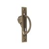 Burlington Sliding Door Edge Pull Antique Brass - By Frelan Hardware - BUR280AB