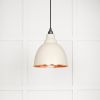 Hammered Copper Brindley Pendant in Teasel