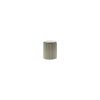 Millhouse Brass Battersea Linear Cylinder Cabinet Knob Handle - Satin Nickel