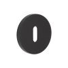 CR-R10 Black Standard Keyway Round Rose Escutcheon - By Frelan Hardware - CR-R10MB