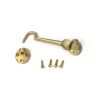 Satin Brass 4" Cabin Hook
