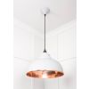 Hammered Copper Harborne Pendant in Flock