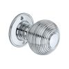 Beehive Large 60mm Mortice Door Knob Polished Chrome