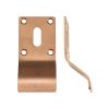 Zoo Hardware Cylinder Latch Pull - Standard Profile - 88mm x 43mm - Tuscan Rose Gold