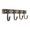 Iron Coat Hook Dotted 4 leg - Antique