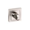 Senza Pari WC Turn and Release on Square Rose - Satin Nickel