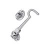 Silent Cabin Hook 4" - 100mm Satin Chrome