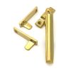 Polished Brass Night-Vent Locking Art Deco Fastener