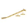 Polished Brass 10" Brompton Stay