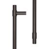 CRES 425mm Bolt Through Dark Bronze T-Bar Pull Handle - By Frelan Hardware - CRES3001DB