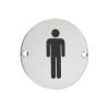 Zoo Hardware Sex Symbol - Male - 76mm dia - Stainless Steel