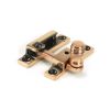 Polished Bronze Mushroom Quadrant Fastener - Narrow