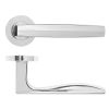 Zoo Hardware Appenine Lever On Round Rose - Polished Chrome